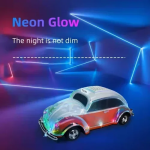 Ασύρματο ηχείο Taxi Car Wireless Speaker με LED φωτισμό WS-1937BT μαύρο - Image 4