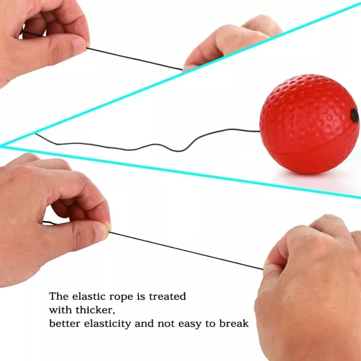 Μπάλα Βελτίωσης Αντανακλαστικών Reflex Fight Ball Μαύρο