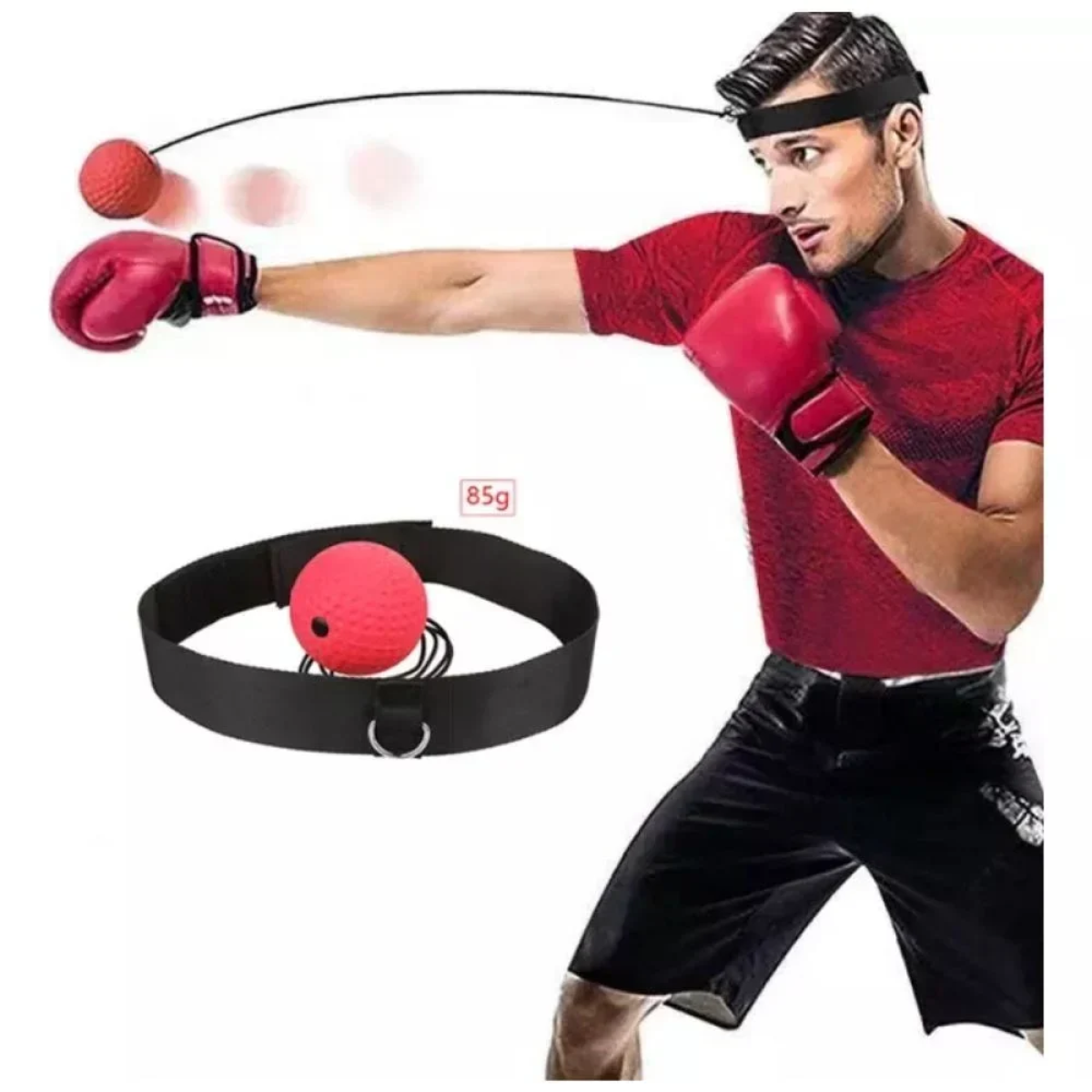 Μπάλα Βελτίωσης Αντανακλαστικών Reflex Fight Ball Μαύρο