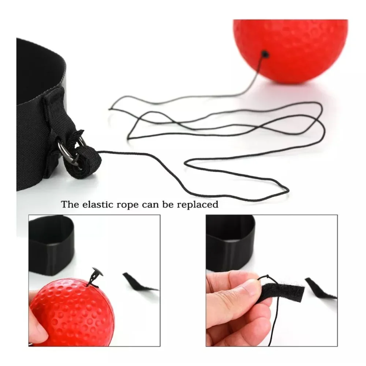 Μπάλα Βελτίωσης Αντανακλαστικών Reflex Fight Ball Μαύρο