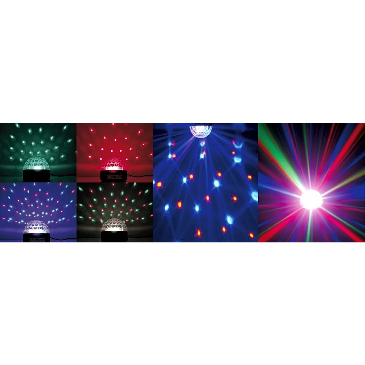 LyteQuest Φωτορυθμικό Ball 6 LED RGB 6x1W 3666630000482 - Image 4