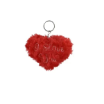 Μπρελόκ καρδιά "I love you" 6.5x9cm κόκκινο 82316