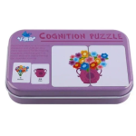 Card Cognition Puzzle Επιτραπέζιο Εκπαιδευτικό Παιχνίδι Γνωστικών Καρτών - Αντικείμενα