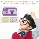 Card Cognition Puzzle Επιτραπέζιο Εκπαιδευτικό Παιχνίδι Γνωστικών Καρτών - Αντικείμενα