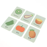Card Cognition Puzzle Επιτραπέζιο Εκπαιδευτικό Παιχνίδι Γνωστικών Καρτών - Φρούτα