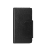 Celly Θήκη Wallet Duomo με Μαγνήτη για Smartphone έως 5.8" Μαυρη DUOMOXLBK