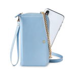 Celly Θήκη Wallet Clutch Venere για Smartphone με Εσωτερικό Μαγνήτη και 6 Εσωτερικές Θήκες Γαλάζια VENERELB