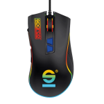 Sparco Gaming Ποντίκι LINE Ενσύρματο USB 7200 DPI RGB Μαύρο SPMOUSEPRO