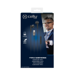 Celly Ενσύρματα Ακουστικά Ψείρες USB-C Με Πλήκτρο Ελέγχου Και Μικρόφωνο Μαύρο UP1100TYPECBK - Image 2