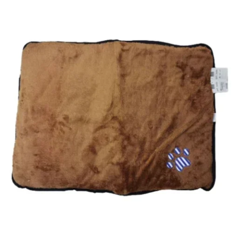 Χαλάκι Κατοικιδίου Αντιολισθητικό από Fleece 63cm Καφέ 19418-147
