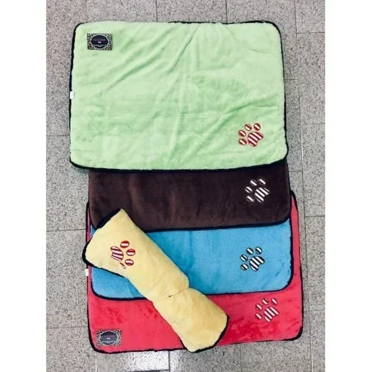 Χαλάκι Κατοικιδίου Αντιολισθητικό από Fleece 68cm Καφέ 19418-148