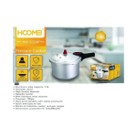 Χύτρα Ταχύτητος 7L από Κράμα Αλουμινίου 24cm Hoomei HM-5024P