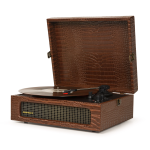 Crosley Πικάπ Βαλιτσάκι Voyager Brown Croc CR8017B-BR4 SF0005RP-BR1