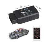 Διαγνωστικό αυτοκινήτου OBD 2 με WiFi – OBDII Wifi Car Diagnostic Scanner μαύρο - Image 2
