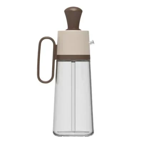 Διανομέας Λαδιού με Βούρτσα Σιλικόνης 550 ml - Καφέ