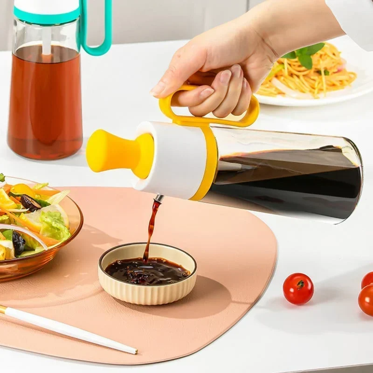 Διανομέας Λαδιού με Βούρτσα Σιλικόνης 550 ml