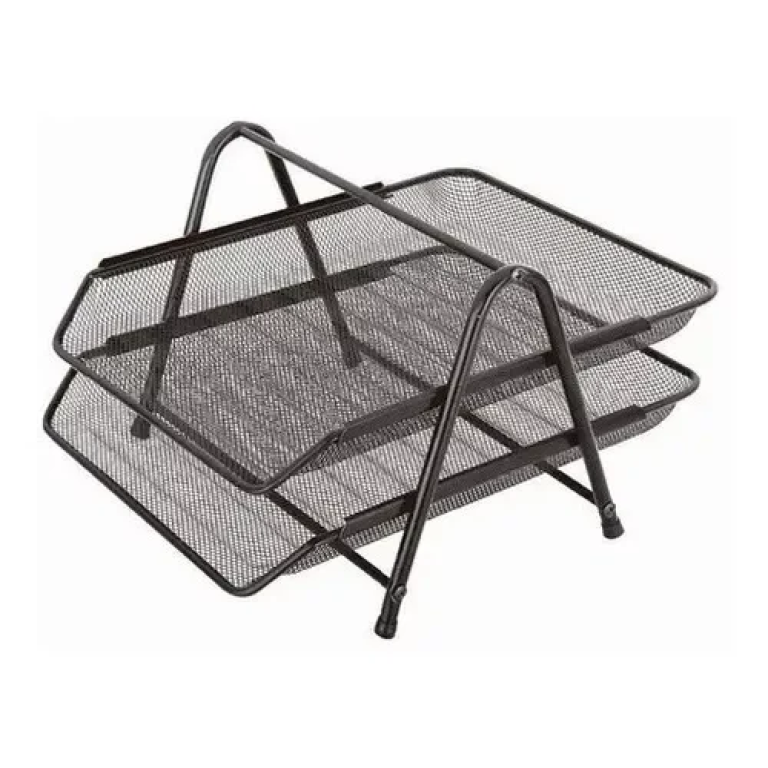 Δίσκος Εγγράφων Μεταλλικός 2 Επιπέδων 295x350x220mm Motarro MI005-1