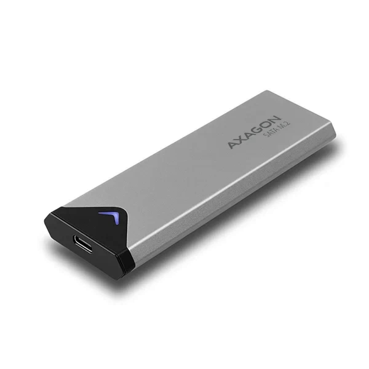 Axagon USB-C 3.2 Gen 1 - M.2 SATA SSD 42-80mm box EEM2-U3C - Image 2