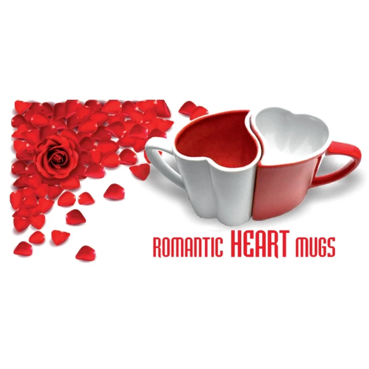 Gadget Master Romantic mugs red-white - Image 3