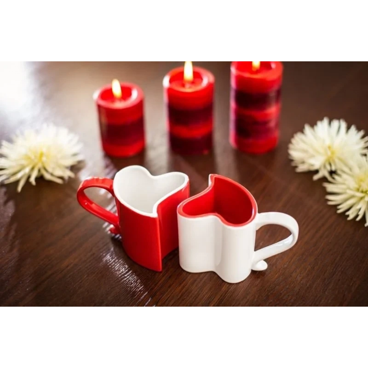 Gadget Master Romantic mugs red-white - Image 4