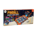 Επιτραπέζιο φλίπερ με LED φωτισμό και ήχο Pinball Desktop Game Series - πορτοκαλί S3019 - Image 4