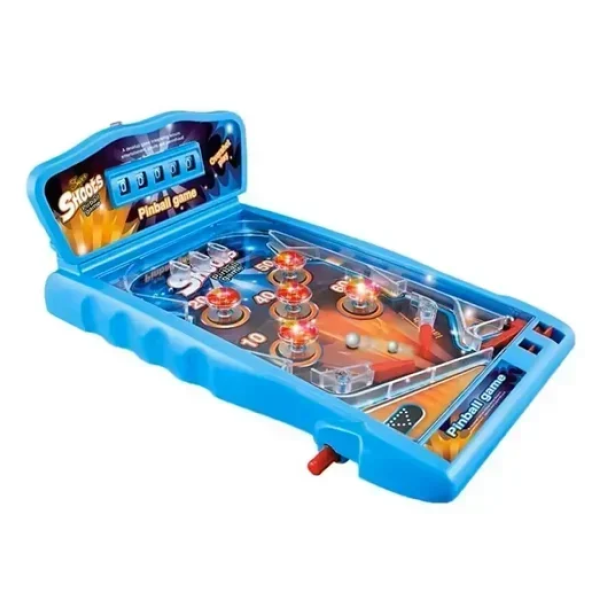 Επιτραπέζιο φλίπερ με LED φωτισμό και ήχο Super Pinball Game - μπλε