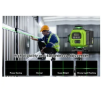 Εργαλείο ευθυγράμμισης - Laser Level Tool Kit Andowl Q-SP07 πράσινο - Image 4