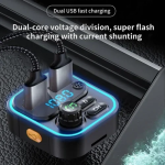 FM Transmitter και φορτιστής αυτοκινήτου WP-C52 μαύρο - Image 3