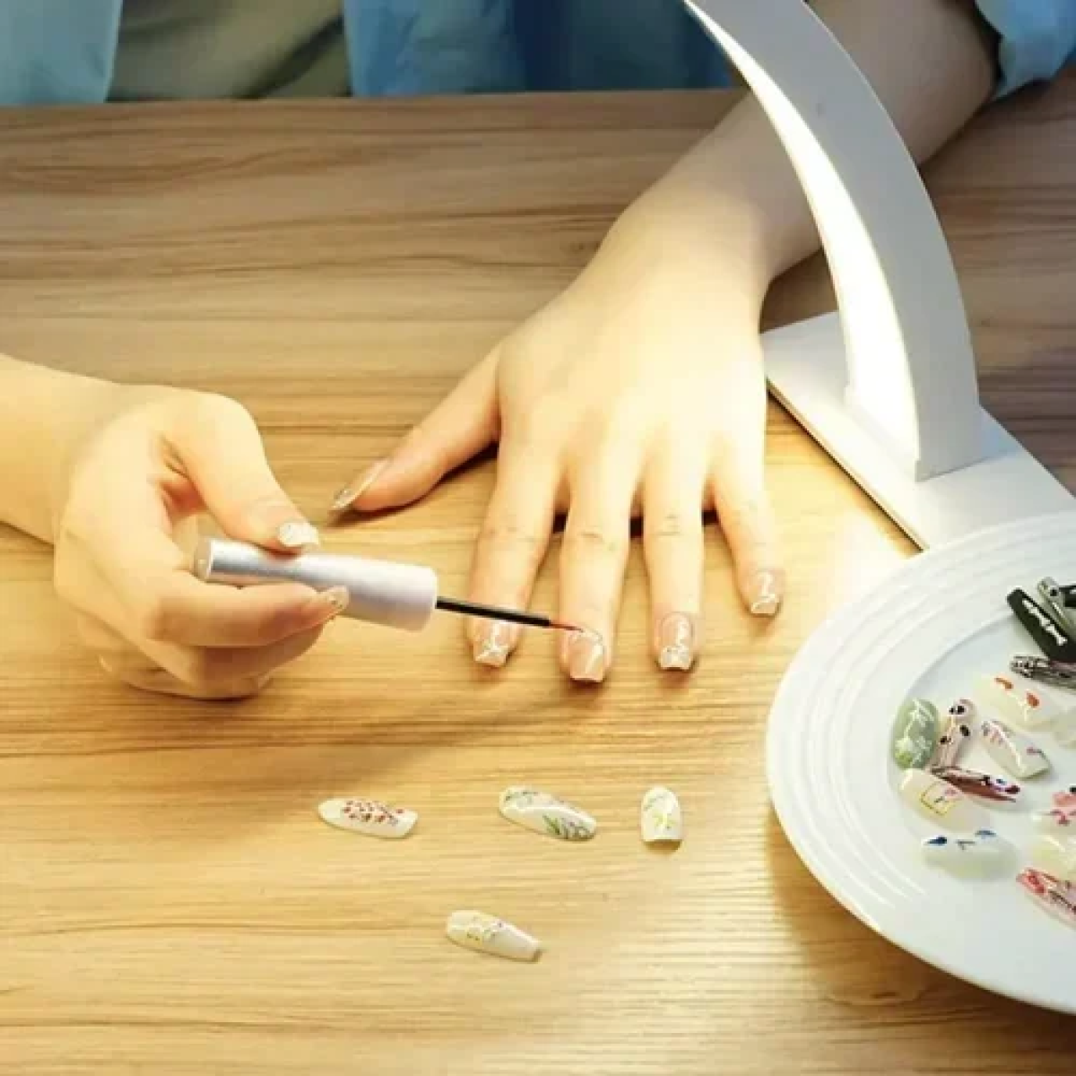 Φωτιστικό LED Manicure Half Moon με ρύθμιση έντασης 58cm - λευκό - Image 4