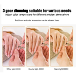 Φωτιστικό LED Manicure Half Moon με ρύθμιση έντασης 58cm – μαύρο - Image 3