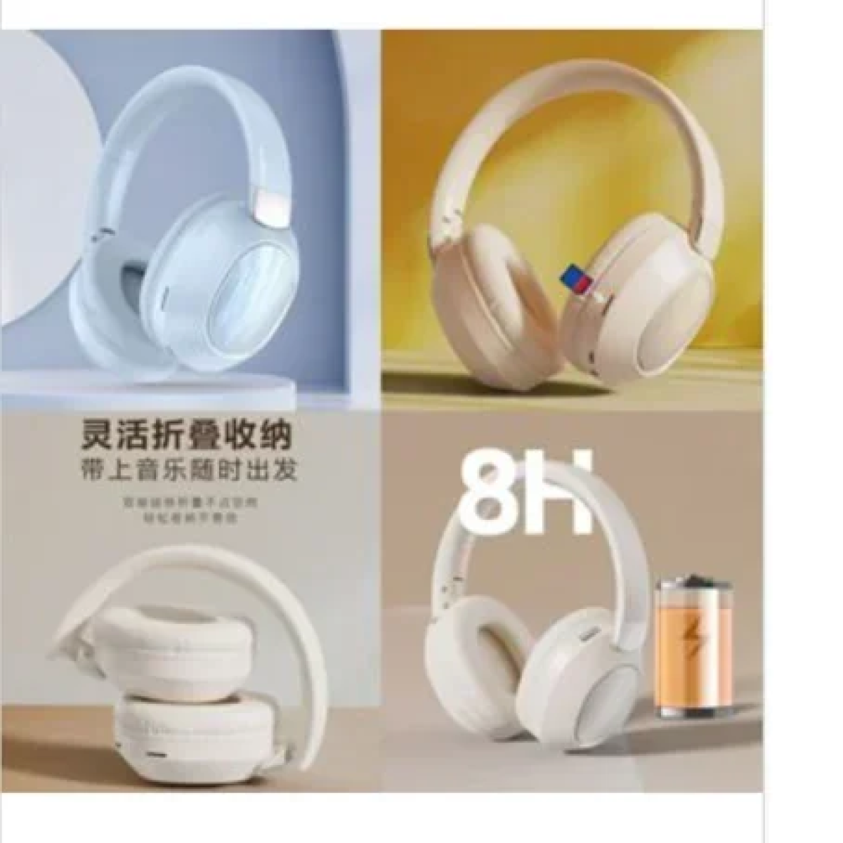 HD10 Bluetooth Gaming Headset with Microphone Ασύρματα Μπλε