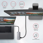 Axagon Type C Docking Station M.2 SATA, HDMI, GLAN, 2x USB-A + PD 100W Ασημί HMC-6M2 - Image 4