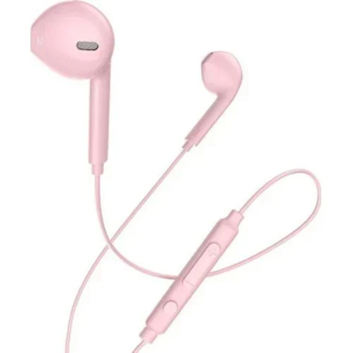 Hoco M55 Ακουστικά Handsfree με Βύσμα 3.5mm - Ροζ