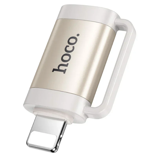 Hoco UA31B Μετατροπέας Lightning male σε USB-C female 2A Λευκό