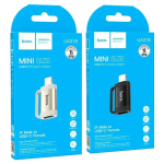 Hoco UA31B Μετατροπέας Lightning male σε USB-C female 2A Λευκό
