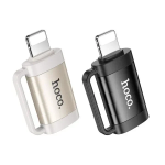 Hoco UA31B Μετατροπέας Lightning male σε USB-C female 2A Μαύρο