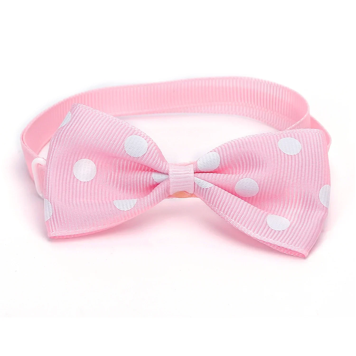Παπιγιόν Polka Dot για Σκύλους και Γάτες Ρόζ