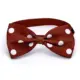 Παπιγιόν Polka Dot για Σκύλους και Γάτες Καφέ