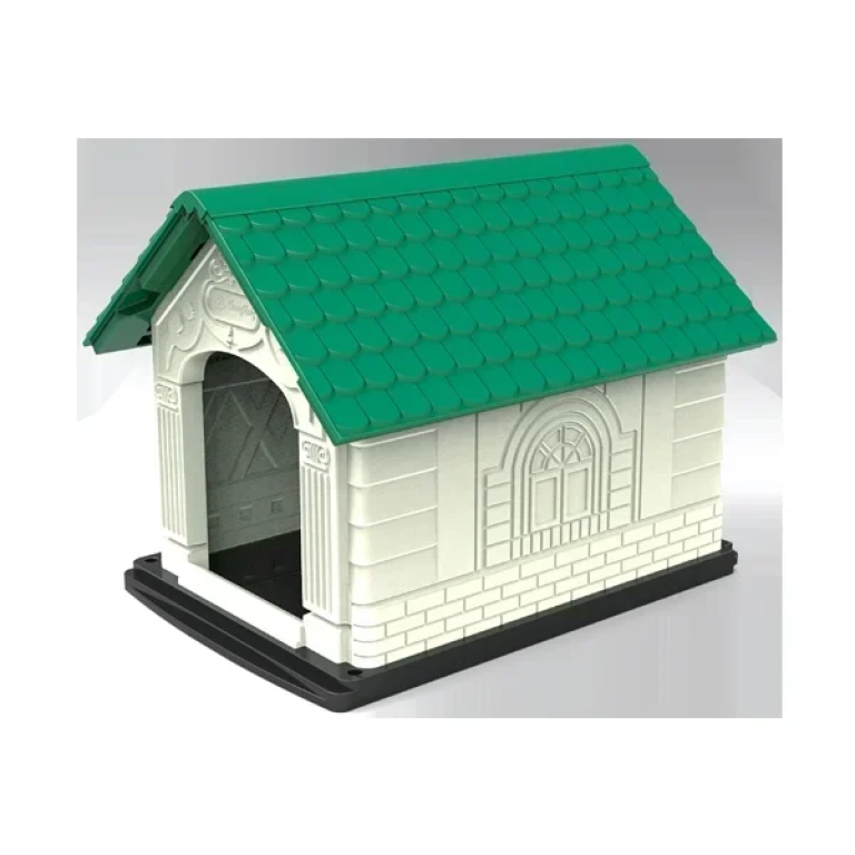 Σπιτάκι Cool Villa για Σκύλους L88*W69*H68cm Medium Πράσινο/Άσπρο