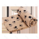 Κουβέρτα Κατοικιδίων σε σχέδιο Paw Print L160*W100cm Large Μπέζ