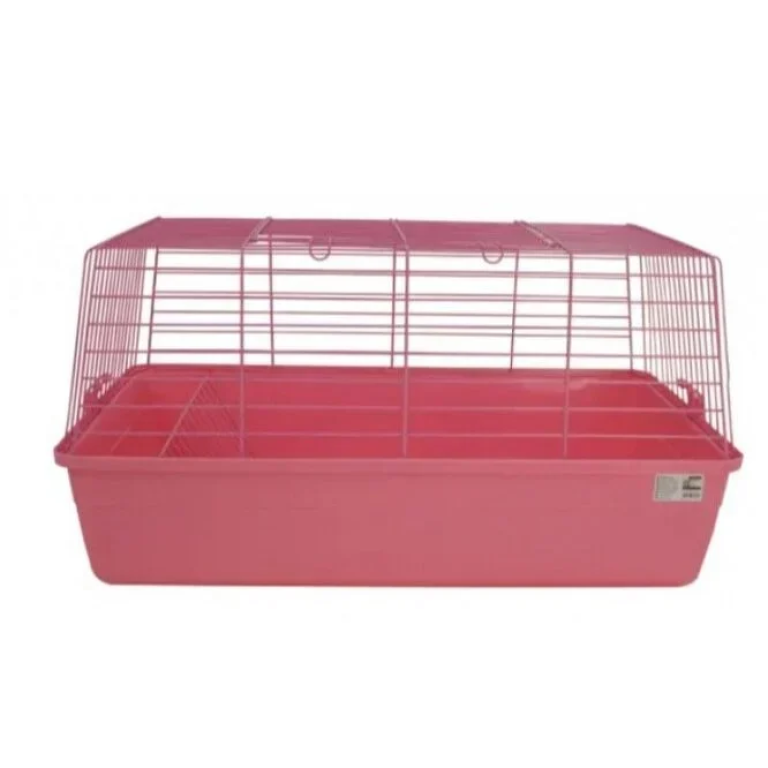 Κλουβί για Κουνέλι L84*W48.5*H38cm Ρόζ
