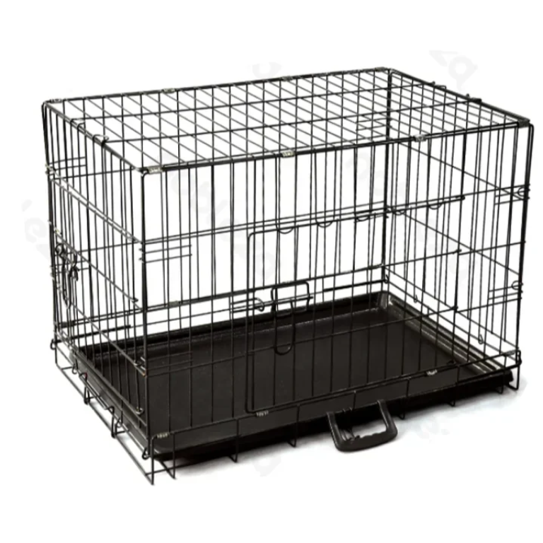 Μεταλλικό Κλουβί Crate για Σκύλους L91*W57*H63.5cm Large Μαύρο