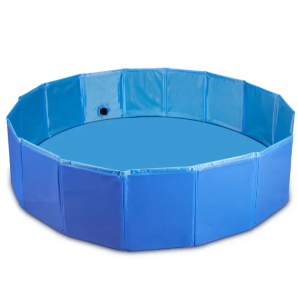 Πισίνα Αναδιπλούμενη για Σκύλους D120*H30cm Medium Blue