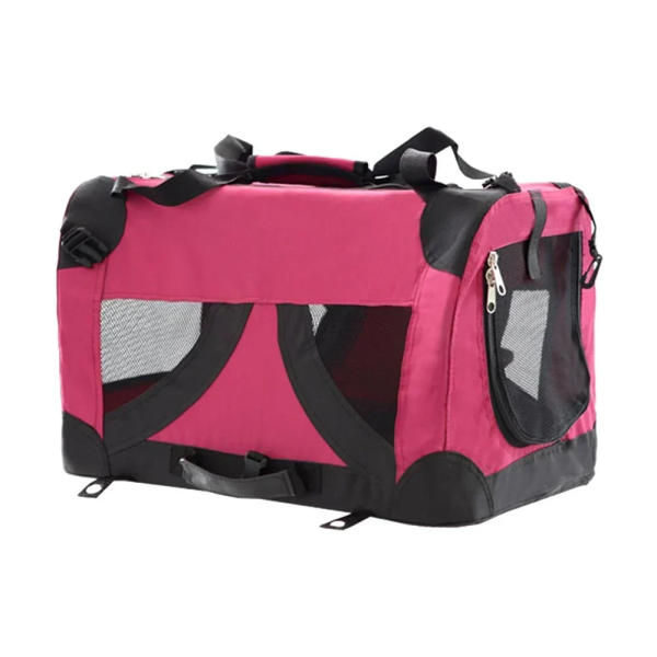 Τσάντα Μεταφοράς για Κατοικίδια L71.1*W 50.8*H50.8cm Μαύρο/Κόκκινο