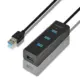 Axagon 4x USB3.0 Charging Hub 1.2m Cable