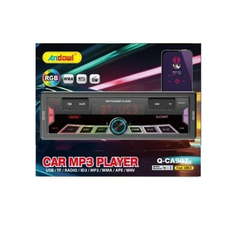 Ηχοσύστημα αυτοκινήτου MP3 player Andowl Q-CA907 μαύρο