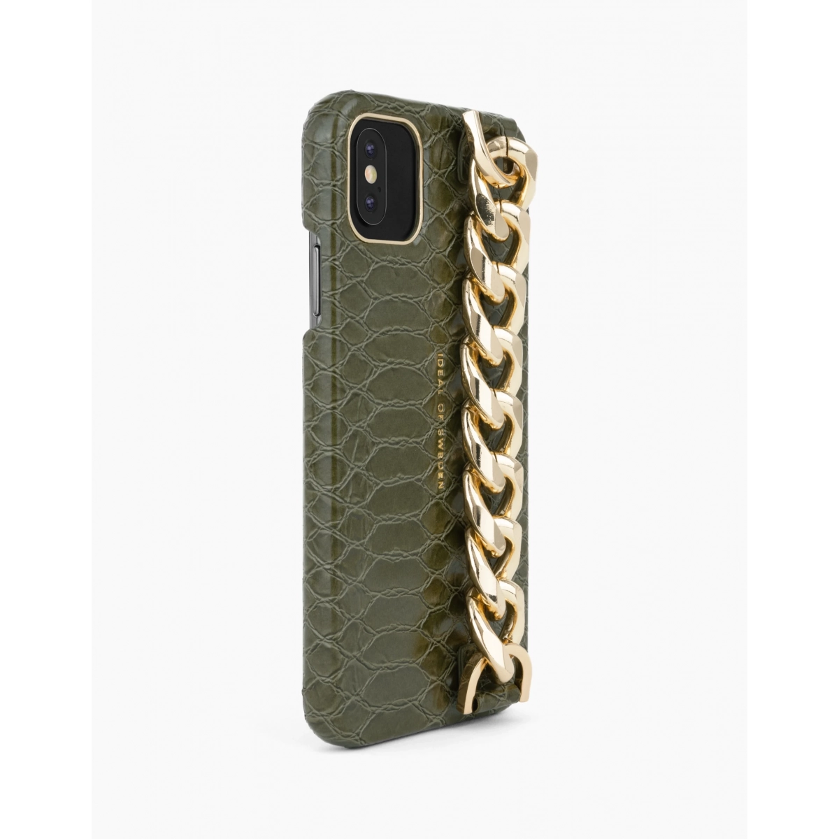 IDEAL OF SWEDEN Statement Case Chain Handle iPhone 11 Pro Max/XS Max Green Snake IDSCAW20-1965-226 - Image 3