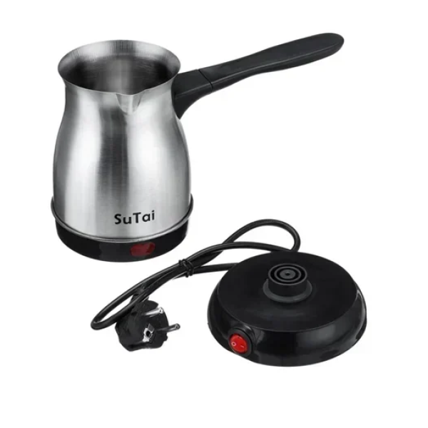Ηλεκτρικό μπρίκι 800W με χωρητικότητα 800ml Sutai ST-138 γκρι