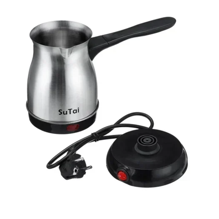 Ηλεκτρικό μπρίκι 800W με χωρητικότητα 800ml Sutai ST-138 γκρι