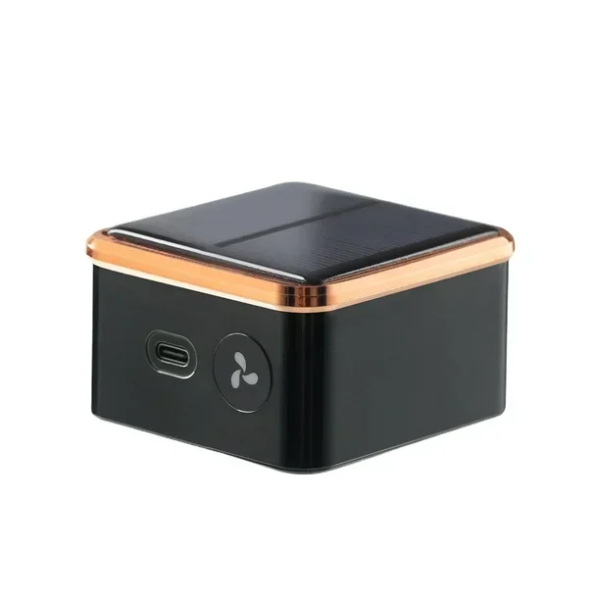 Ηλιακός Καθαριστής Αέρα Αυτοκινήτου USB 18054-11 Μαύρο/Χρυσό